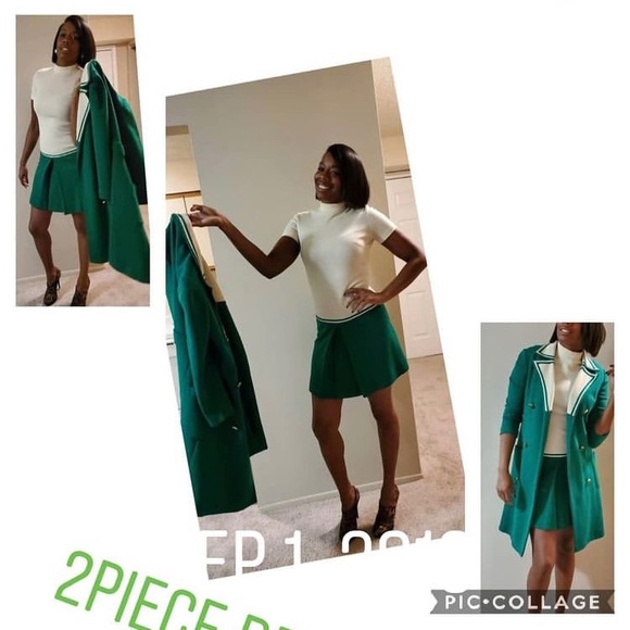 Wool vintage jacket and dress. - Picture 5 of 5